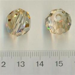 14mm Swarovski Golden Shadow