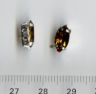 Light Smoked Topaz Crystalglas