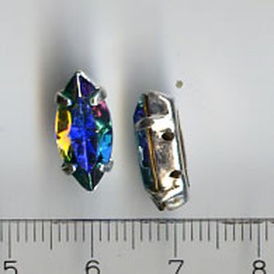 Multicolor Blaugrün Crystalglas