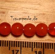 Glasperlen Rund Orange