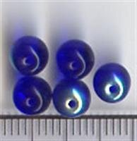 Glasperlen Dunkelblau