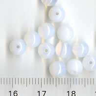 6mm Glasperlen Opal