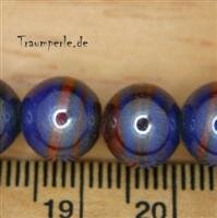 Glasperlen Blau-Rot