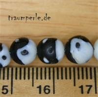 Glasperlen Ying & Yang