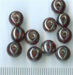 7mm Glasperlen Rot Lüsternd