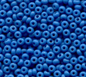 2,6mm Rocailles Opak Blau 63080