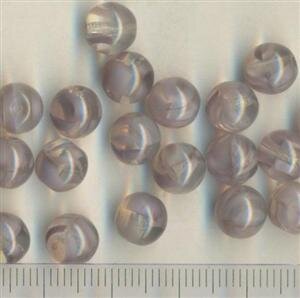 8mm Glasperlen Violet Meliert