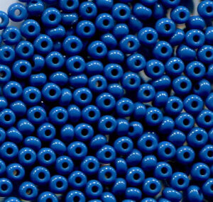 2,6mm Rocailles Opak Blue 33210