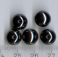 Glasperlen Hematite