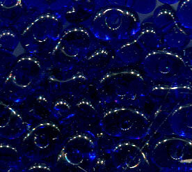 3,2 x 6,5 Farfalle Rocailles Dunkelblau Transparent 30100