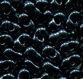3,2x 6,5mm Farfalle Rocailles Hematite 23980/14400 (49102)