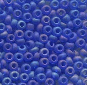 2,6mm Rocailles Blauviolet Rainbow Matt 31080