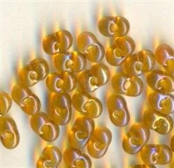 3,2 x 6,5 Farfalle Rocailles Braun AB Transparent
