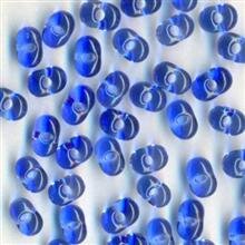 3,2x 6,5 Farfalle Rocailles Blau Transparent 30050