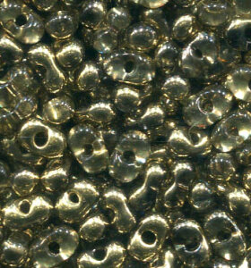 3,2x 6,5 Farfalle Roc. Transparent Goldbedampft 0005M