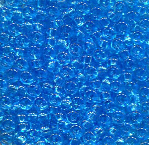 2,6mm Rocailles Aqua Transparent 60010