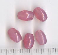Glasperlen Rosa