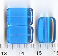 Glasperlen Blau