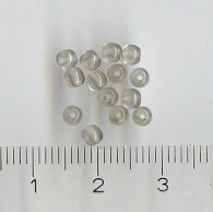 3mm Glasperlen Grau