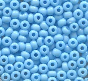 2,6mm Rocailles Opak Hellblau 03134