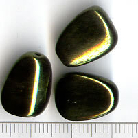 Glasperlen Grün