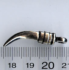 Anhäger Metallzahn