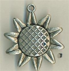 Metallanhänger Blume