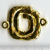 Metallelement goldfarben