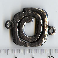 Metallelement schwarzfarben