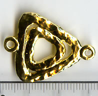 Metallelement goldfarben