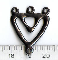 Metallelement schwarzfarben