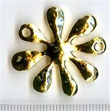 Metallelement goldfarben