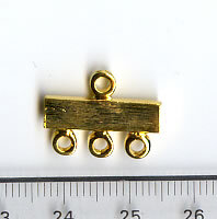 Metallelement goldfarben