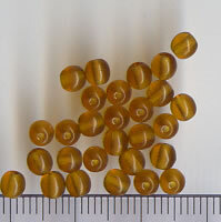 4mm Glasperlen Braun