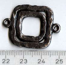 Metallelement schwarzfarben