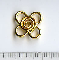 Metallelement goldfarben