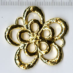 Metallelement goldfarben