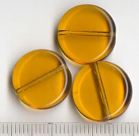 Glasperlen Topaz