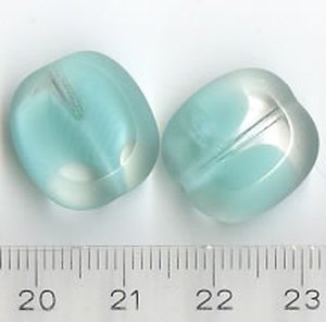 Glasperlen Mint