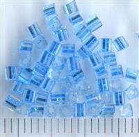 2mm Würfel Türkisblau transparent