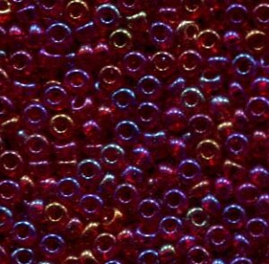 2,6mm Rocailles Dunkelrot Rainbow 91120