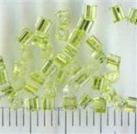 2mm Würfel Hellgrün Transparent
