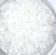 2mm Würfel Klar Irisierend