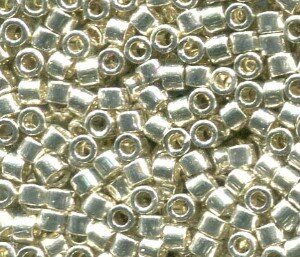 11/0 Delica Galvanized Silver 35
