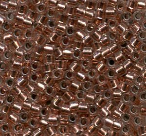 11/0 Delica Copper lined Crystal 37