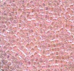 11/0 Delica Lined Light Pink AB 82