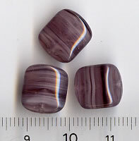 Glasperlen Violet Meliert