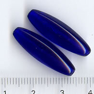 Glasperlen Blau