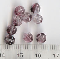 Glasperlen Violet Meliert