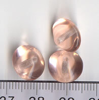 Glasperlen Rosa